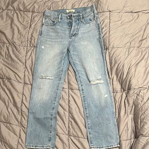 Madewell perfect vintage crop jean